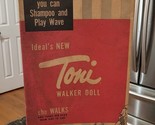 Vintage 1954 Ideal Toni Walker Doll Blonde 16.5&quot; USA - BOX ONLY - $74.95