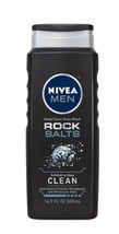 NIVEA MEN Deep Clean Body Wash, Rock Salts, 16.9 Fl. Oz. - £8.67 GBP