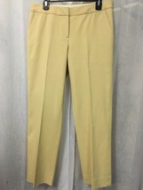 Adrienne Vittadini Women&#39;s Pants Cream Cotton Blend Dress Pants Size 8 - $30.94