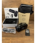 Besteker HD 1080P 24 MP 16X Digital Zoom Video Camcorder And Microphone  - $77.42 CAD