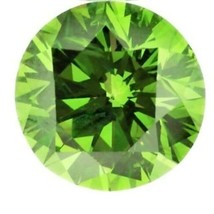 Green Diamond Gem Round Cut Shape African Genuine Colored Natural Mini Fancy 2mm - £35.57 GBP