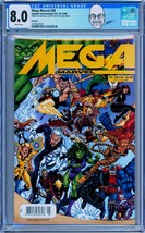 George Perez Pedigree Collection CGC 8.0 Avengers Mega Marvel #28 Art Denmark - £77.39 GBP