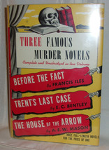 Bennett A. Cerf Three Famous Murder Novels First Edition 1941 Random House Dj - £56.63 GBP