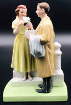 Vintage 1979 Norman Rockwell Museum The First Prom Figurine 7&quot; x 5&quot; x 3&quot; - £9.58 GBP