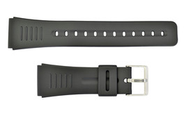 22mm rubber watch band Black fits Casio CMD-40 DBC-30 DBC-63 DBM-150 DBX-103 - $12.65