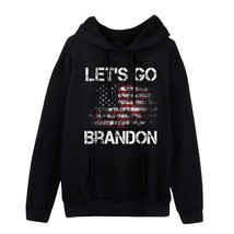 Let&#39;s Go on Hoodie US Flag Funny Pullover Hoodies for Man Women Clothing - £56.49 GBP