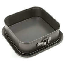 Norpro New Non Stick 9&quot; Square Springform Cheesecake Pan Warp Resistant - £35.60 GBP