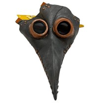 Plague Doctor Mask Birds Mouth Long Nose Beak Natural Latex Steampunk Halloween - £10.29 GBP