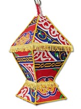 AA100 Ramadan Decoration Egyptian Square Fabric Table LED Kids Fanous La... - £35.95 GBP