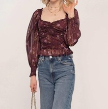 Heartloom ariana top in Aubergine - size S - £57.24 GBP