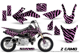 HONDA CRF 50 GRAPHICS KIT CREATORX DECALS STICKERS Z CAMO PINK LITE - $108.90