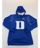 Nike Duke Blue Devils Dri-Fit On Field Hoodie Size Large. Blue White Log... - £13.26 GBP