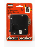 Gampak Cutler Hammer Circuit Breaker 50 Amp Double Pole 120/240V - $47.05 CAD