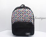 NWT Vans Realm Classic Backpack School Laptop Bag Checkerboard Glitter M... - $34.95