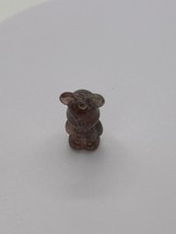 (#44) - STRAWBERRY QUARTZ BEAR CARVING - NEW - $168.81 MXN