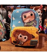 NEW Loungefly Funko Pop Mini Backpack Disney Pixar Toy Story Buzz And Woody - $48.31