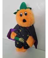 Vintage Plush Pumpkin Man Person Jack O Lantern Plushie Stuffed Toy Hall... - £15.61 GBP
