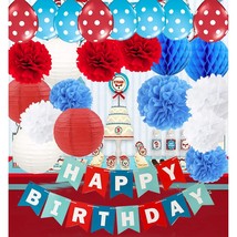Dr. Seuss Cat In The Hat Birthday Party Decorations/Thing One And Thing Two Birt - £27.67 GBP