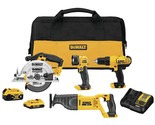 DEWALT 20V MAX Power Tool Combo Kit, 4-Tool Cordless Power Tool Set with... - $580.99