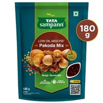 Tata Sampann Low Oil Absorb Pakoda Mix, Instant Ready to Cook Mix, 180g - $15.84