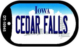 Cedar Falls Iowa Novelty Metal Dog Tag Necklace DT-10945 - £12.45 GBP