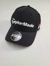 TaylorMade Embroidered M6 M5 Golf Hat Cap Black Adjustable Hook and Loop - £21.02 GBP