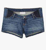 Isabel Maternity Relaxed Midi Shorts Size 0/25 Dark Blue X6YR6-Low Rise - €42,40 EUR
