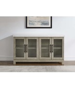 Csrena Lighted Marble Sideboard, Brown Patio Furniture - $1,310.79 CAD