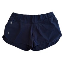 Smartwool Navy Blue Athletic Shorts Merino Wool Lined Running Shorts Wom... - $39.99