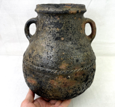 19th Century Turkish Pottery Vessel Islamic Terra Cotta Jug Olive Oil or... - £96.69 GBP