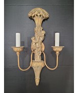 Vintage Hollywood Regency Monkey Wall Sconces Palm Trees Lighted Wall Ha... - $647.32 CAD