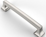 10 Pack 5 inch Kitchen Cabinet Handles/Pulls Brushed Satin Nickel - £25.64 GBP