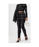 Missguided Lissy Roddy Cropped Black Leggings Size 2 - £18.58 GBP