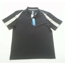 PGA Tour Polo Golf Shirt Size XL ( 25&quot;x30&quot;) Black Quick Dry NWT MSRP $50 - $19.35