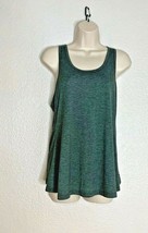 Alpana Womens Sz M Green Athletic Tank Top Shirt Sleeveless Double Strap - $13.86