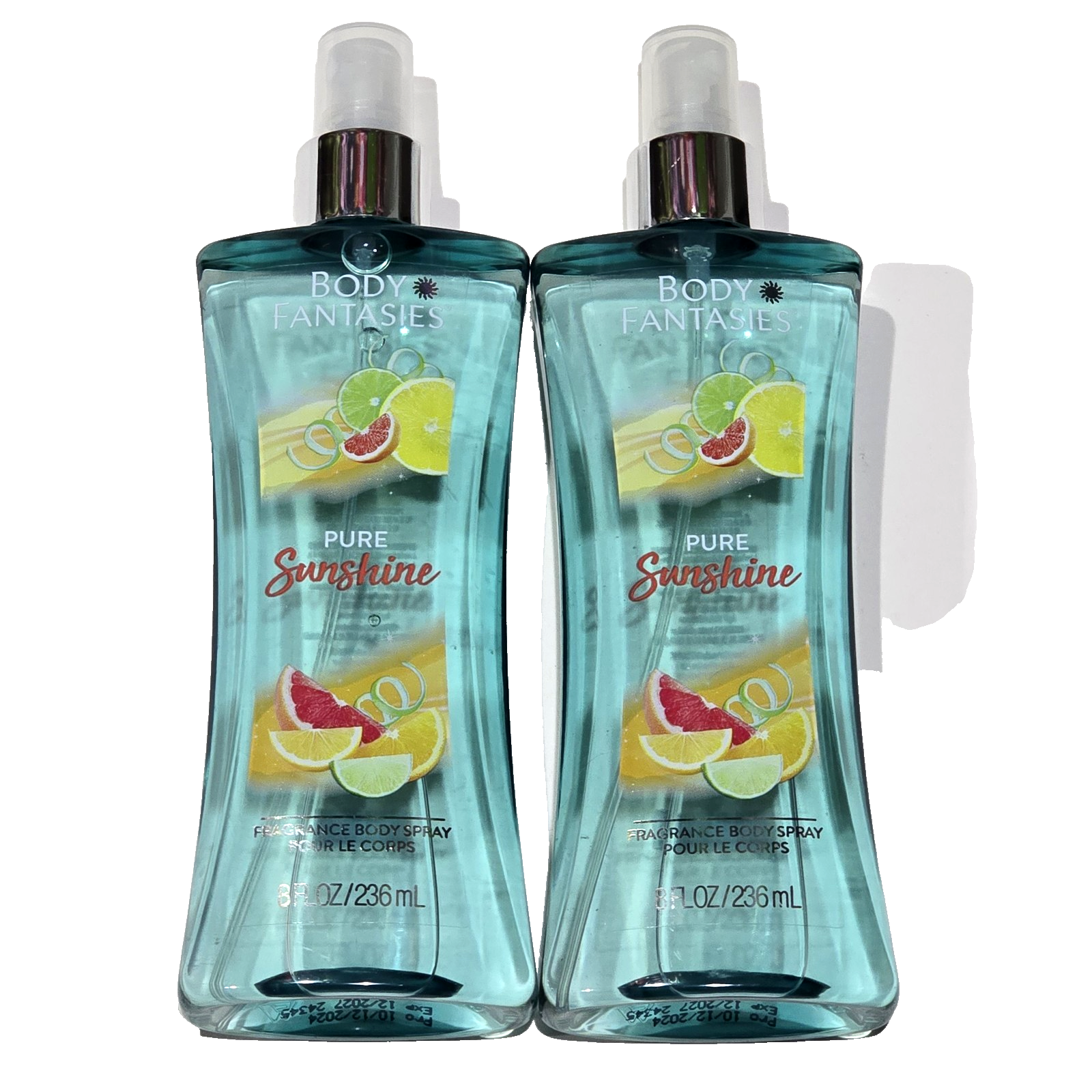 2 Pack Body Fantasies Pure Sunshine Fragrance Body Spray 8oz. - $21.99