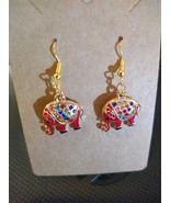Earrings - Red Elephants - €8,74 EUR