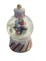 Christmas South Pole Water Globe Not Functioning Properly 8 Inches Tall - $50.39