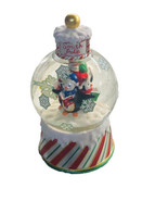 Christmas South Pole Water Globe Not Functioning Properly 8 Inches Tall - $59.28