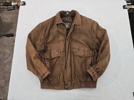 Wilsons Adventure Bound Vtg 90s Thinsulate Leather Bomber Jacket Mens Sz... - $36.63