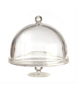 Dollhouse Miniature - Covered Pedestal Cake Plate w Round Dome  - 1:12 S... - £11.00 GBP