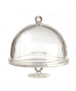 Dollhouse Miniature - Covered Pedestal Cake Plate w Round Dome  - 1:12 S... - $19.13 CAD
