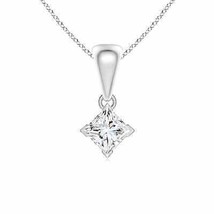 ANGARA Natural Diamond Pendant Necklace in 14K Gold (Grade-GVS2, 0.25 Ctw) - £553.23 GBP