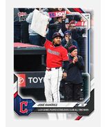 ONLY 3139 Printed José Ramírez 1620 Games Played Record 2026 MLB Topps N... - $17.81