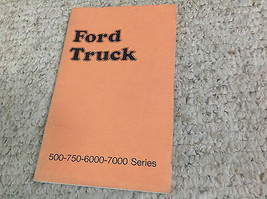 1974 Ford Camion 500 750 6000 Medio Pesante Proprietari Manuale OEM Bookletx - £55.78 GBP