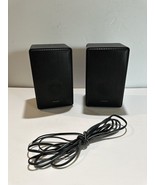 lot of 2 Parasound CMs 300 Compact Monitor Black Bookshelf Speakers shel... - £38.52 GBP