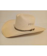 Vintage  Wrangler 20X Genuine Shantung Panama Western 7 -  56 Made In Texas - $50.00