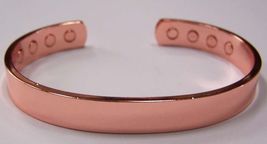 PURE COPPER SUPER EIGHT MAGNETIC 33 gram BRACELET  jewelry health pain r... - $17.68