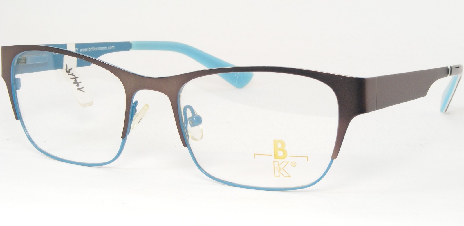 Brillenmann K16 K1293-891 Blass Brown / Blau Brille Brillengestell 52-18... - $86.02