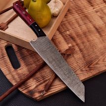 13” Handmade Damascus Chef Knife Hand Forged Japanese Bunka Kitchen Knif... - $28.50